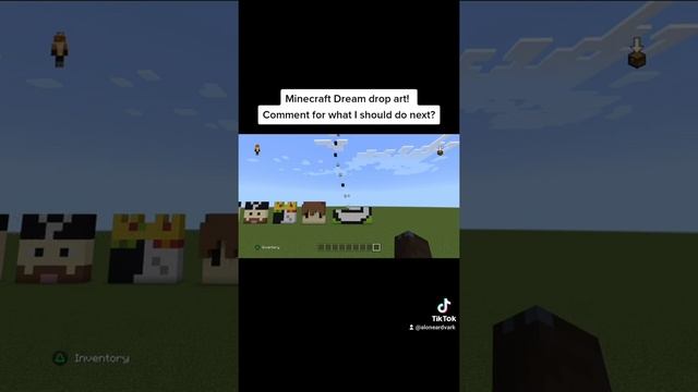 Minecraft Dream drop art (#TikTok)