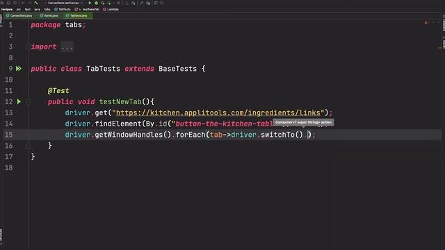 How To Switch Between Browser Tabs Using Selenium Webdriver - Test Automation Cookbook