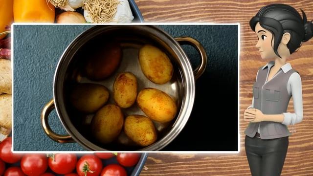 Мятый картофель в духовке