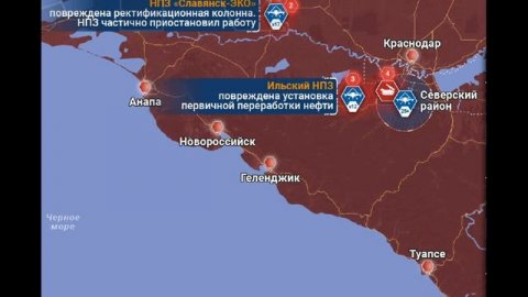 О новой атаке беспилотников на Краснодарский край
