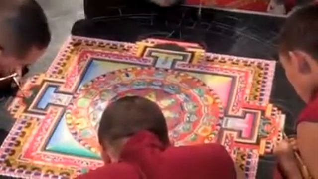 Mandala Sand Painting World on Stage Festival