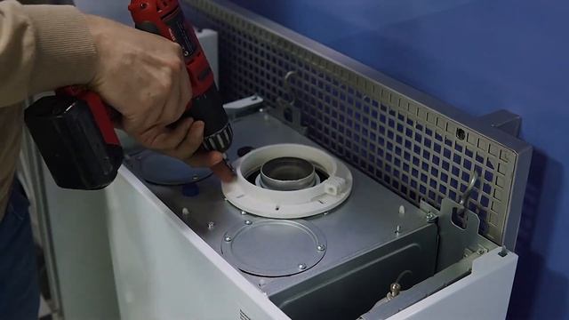 Подключение коаксиального дымохода 60100 к котлу фирмы Ferroli. Инструкция по сборке дымохода.