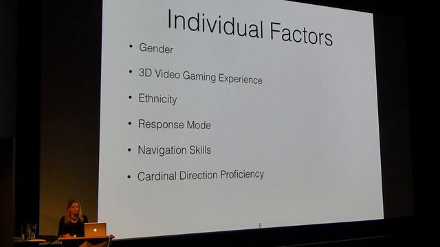 Alex Kitson presenting at MoCo'15 on influences of movement expertise on spatial cognition