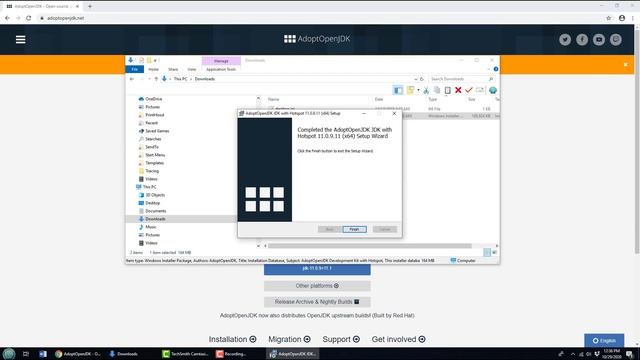 Install JDK 11 with AdoptOpenJDK (Eclipse Adoptium) Example
