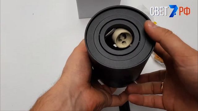 MEGALIGHT 5600 BLACK Точечный поворотный светильник