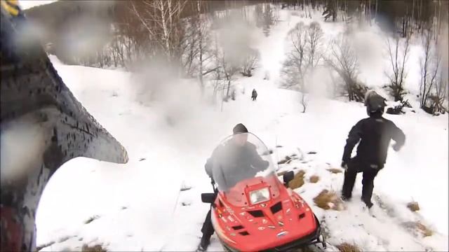 снегоход рысь в западне