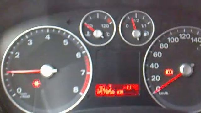 Ford Focus 1.4 2007 cold start -11 C