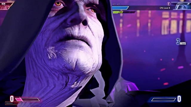 Stormtrooper Ken VS DARTH SIDIOUS STAR WARS (JP) 4K Street Fighter 6 MOD Nvidia Filter %