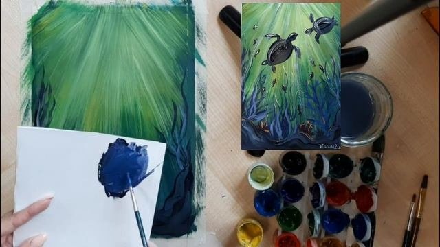 Время рисовать.Черепашки