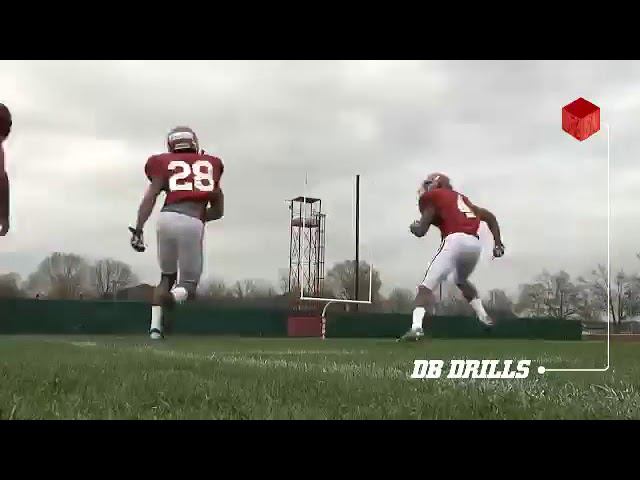 Alabama Spring Practice #3  DB Drills