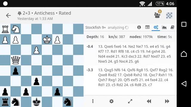 Antichess Game 3