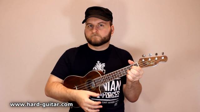 AC/DC Back In Black Ukulele Lesson (how to play tutorial with tabs, chords and lyrics) - Angus Youn