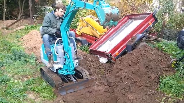 мини-экскаватор Kobelco SK005 Mini (micro) excavator – escavatore– bagger – pelle – micro shovel