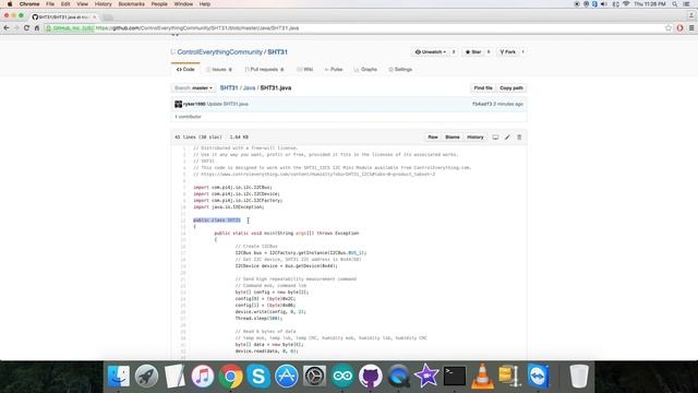 Raspberry Pi SHT31 I2C Humidity and Temperature Sensor Java Tutorial