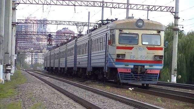 ЕР9М-515 #поїзд № 6617 Київ - Коростень | ЕР9М-505 #поїзд № 6620 Коростень - Київ