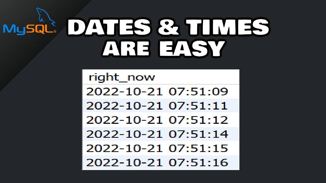 Урок №8: MySQL ТЕКУЩАЯ ДАТА() И ТЕКУЩЕЕ ВРЕМЯ()