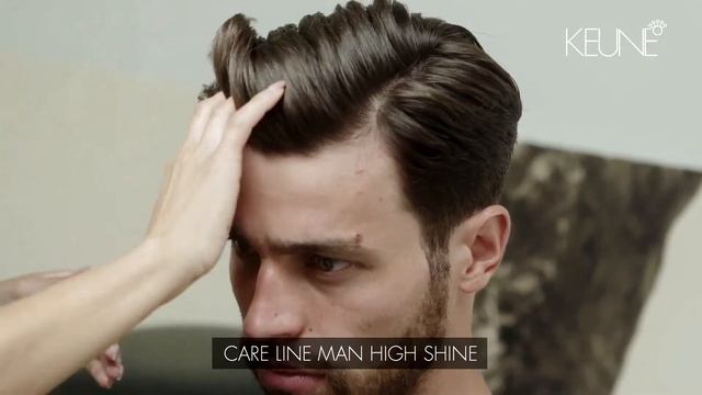 Keune Man Sleek Finish Styling Technique