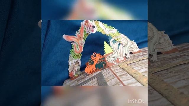 обзор скрап альбома по мотивам фильма Гарри Поттера
