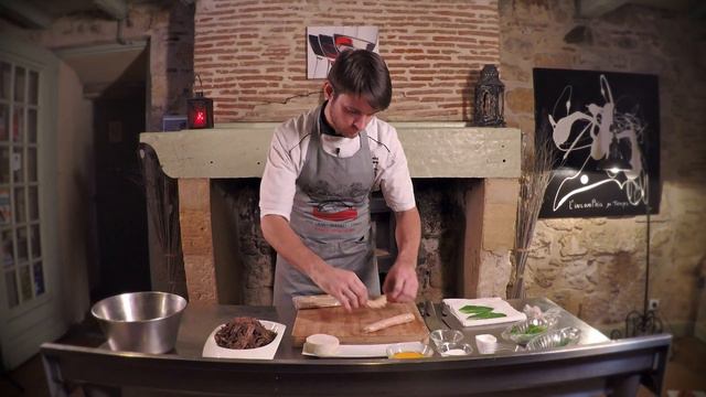 Dim Sum de Foie Gras du Périgord et Queue de Boeuf cuit à la vapeur, par Christian Borini