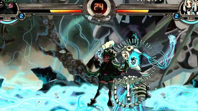 Пытаюсь пройти историю Фукуа на пк......Skullgirls 2nd Encore skullgirls Fukua