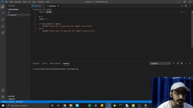 Number Guessing Game  Python Beginner Tutorial