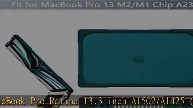 Batianda Heavy Duty Case for New MacBook Pro 13 Inch 2022 2020 A2338 M2 M1 Chip A2289 A2251 with To
