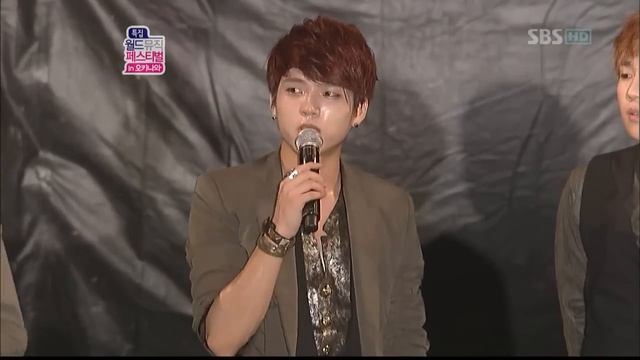 120406 INFINITE - Paradise & Be mine @ World Music Festival HD