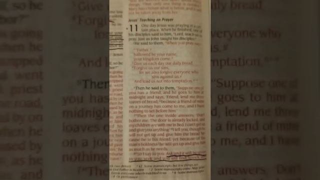 The Difference Between the NIV and the KJV: Luke 11:2-4