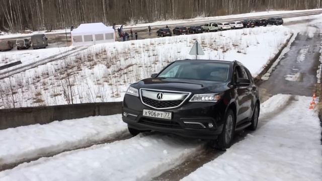 Работа полного привода SH-AWD на а/м ACURA MDX