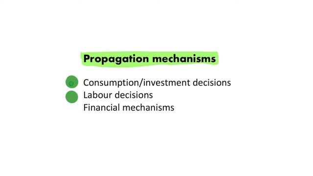 Shocks and Propagation Mechanisms