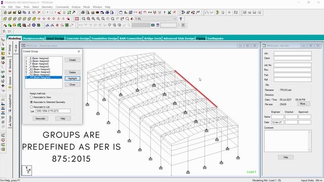 Wind load Application in Staad Directly from Excel asper IS 875:2015