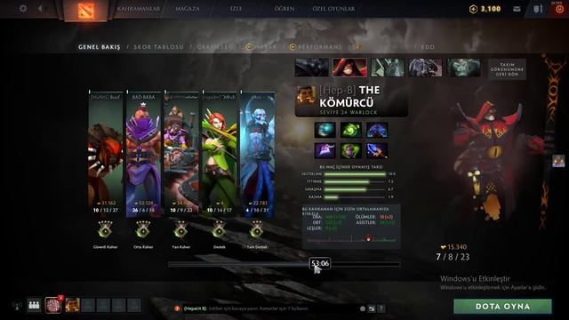 Dota 2 bitmeyen maç