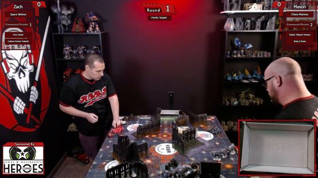 Ironstorm Spearhead vs Chaos Space Marines: Warhammer 40k Battle Report 10-13-23 Leviathan Mission