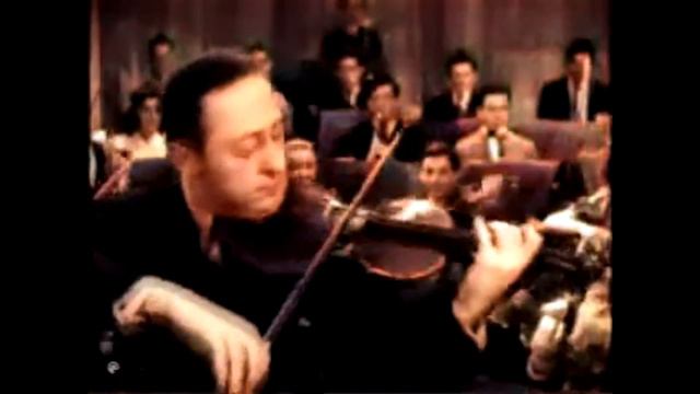 Heifetz 1939 Moive - Mendelssohn Concerto (3)Mov. AI Colorize, 1080p 60fps.
