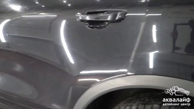 Porsche Cayenne после полировки кузова!