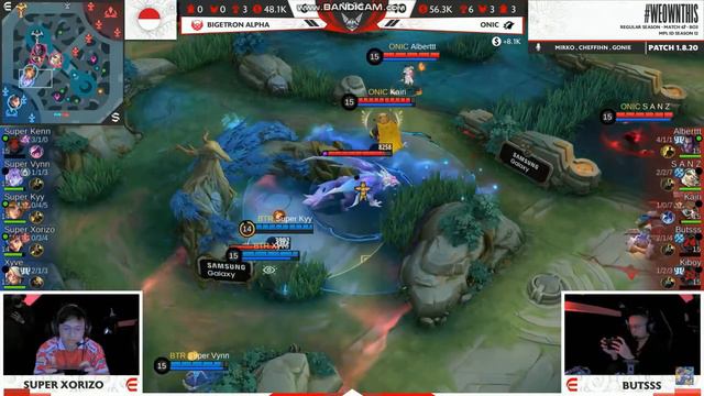 ONIC vs. BTR | GAME 1 | MPL ID S12 | Regular Season Day 2 Week 8 | English #mplids12