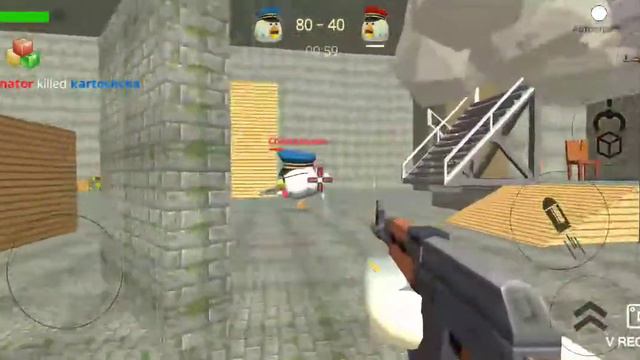 куриный замес chicken gun🐔🐔🐔 самая смешная игра😃😃😃