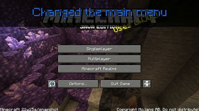 Minecraft 1.17 News – 21w15a: Cave Update Version 2?