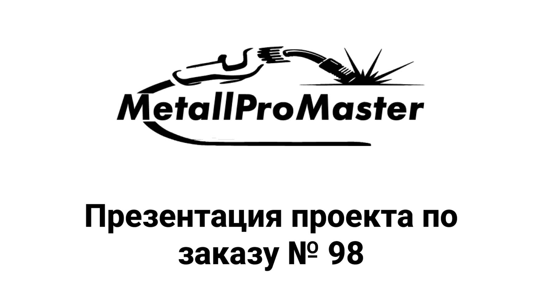 Заказ № 98 (презентация проекта)