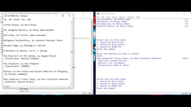 Searching From Text File Using Python and Unix Shell