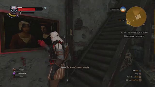 The Witcher 3 Wild Hunt The Fall of the House of Reardon Secondary Quest