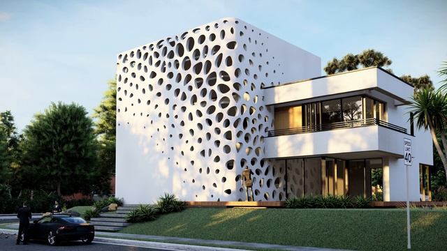 Параметрика. Декоративный фасад.