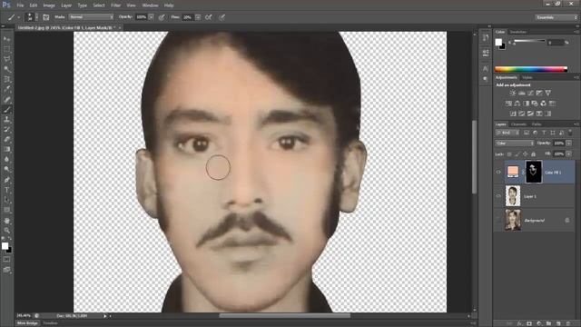 Damaged Photo Repair in Photoshop | Old Photo Restoration in Photoshop | Urdu Hindi