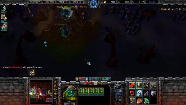 Footmen vs Grunts Warcraft 3
