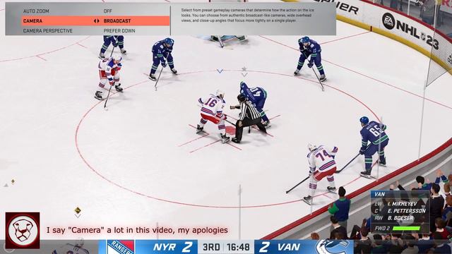 NHL 23: Removing True Broadcast Cam Was A Mistake. Offline Players Continue To Lose | EASY SOLUTION