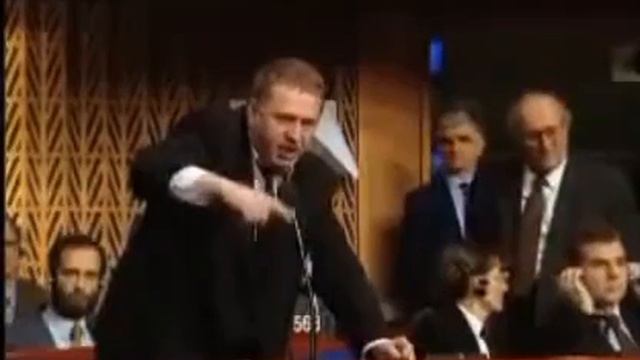 1999 г. Выступление В. В. Жириновского в Совете Европы.