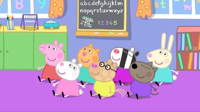 Prasátko Peppa  uprostřed  Karikatury Pro Děti
