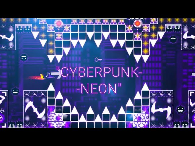 Мой уровень "Cyberpunk Neon".