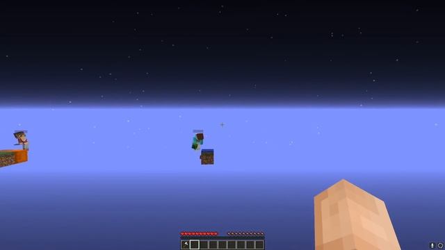 ВОЙНА на 1 БЛОКЕ в МАЙНКРАФТ #8 / Выловил девушку удочкой!