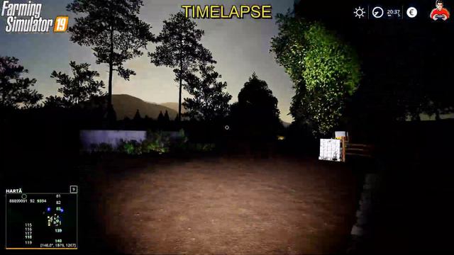TIMELAPSE [EP#2]-FACEM TREABĂ NOAPTEA-CU COCOMIN |Farming Simulator 19|